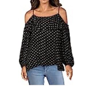Elan off the shoulder ruffle top